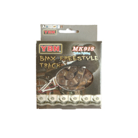 Chain YBN Single Speed Half Link 1/2x3/32 x 102L Silver MK918N