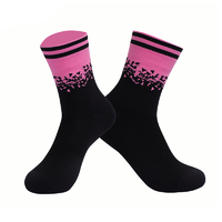 Socks Unisex Breathable MCYCLE Black/Pink 38 - 45 MP007