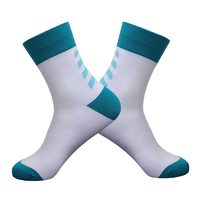 Socks Unisex Breathable MCYCLE White/Green 38 - 45 MP007