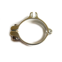 Cable Stop Frame Clamp Single MT213 28.6mm Silver