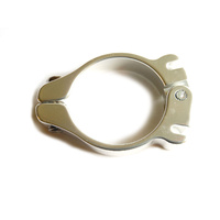 Cable Stop Frame Clamp Double MT214 28.6mm Silver