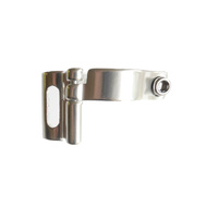 Derailleur Clamp Adaptor Anodised Alloy Silver 3 Sizes Available MT-87 Coloury