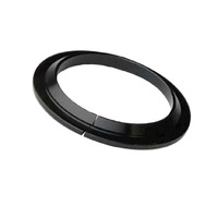 Headset Crown Race AL7075 Anodised 1-1/8" x 4.7mm 30mm x 36° Neco 123 Black