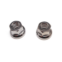 Track Hub Nuts Formula M9 Front Pair Steel Chrome