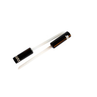 Gear Cable Tailed Ferrules Anodised 4.3mm Mars One (Pair) Black