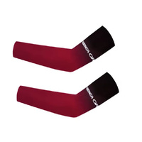Arm Covers Warmers Spring Polyester Medium Black/Red Wine