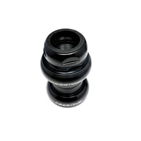 Headset Threaded 1" Alloy Anodised Black Prestine PT1105 ISO with Logo