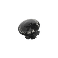 Head Stem Cap 1" Alloy with Double Star Nut Black PT-1701