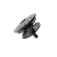 Head Stem Cap 1.5" Alloy - Double Star Nut PT1711 Black Prestine