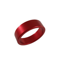 Headset Spacer 1-1/8" x 10mm x 35mm Anodised Red Prestine PT67A