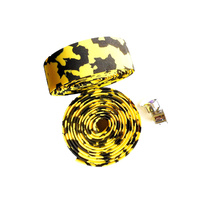 Handlebar Tape EVA Soft Foamed Marble Yellow/Black Non-stick Saint