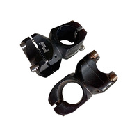 Head Stems x 2 Alloy MTB Stubby 1-1/8" 32mm x 31.8mm Black New/Blemished Pair