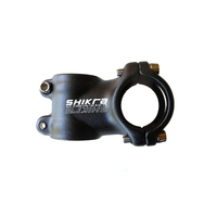 Head Stem Alloy MTB Stubby 1-1/8" 45mm x 31.8mm x 7 Degree Black Shikra