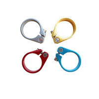 Seat Post Clamp Alloy Anodised 34.9mm Dorcus Gold only SCA0235 Clearance