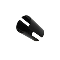 Handlebar Reducer Shim Alloy 31.8mm to 25.4mm x 40mm Anodised Black HBS02