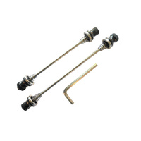 Skewers Security Road Bike 130/100mm also suits most Trainers Black SP56SET-RD
