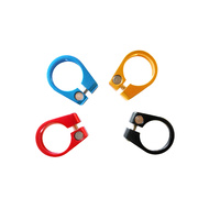 Seat Post Clamp Anodised Aluminium 28.6mm 4 Colours Celt SPC286
