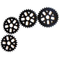 Chainring BMX Alloy Anodised Shun 1/8" x 25T only Black SS-106
