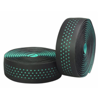 Handlebar Tape PU/EVA 4 Hole Black/Celeste ST-T14