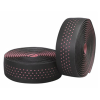 Handlebar Tape PU/EVA 4 Hole Black/Pink ST-T14