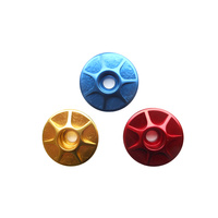 Stem Cap Anodised Alloy 1-1/8" Bevato TCC105A 
