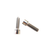 Titanium Screw Grade 5 Socket Head (Pair) M5 x 18mm suit Head Stem Silver