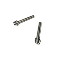 Titanium Screw Grade 5 Tapered Head (Pair) M5 x 27mm suit Brake Mount etc. 