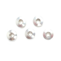 Chainring Bolt Set Single Double 5.0mm Alloy Silver CL4080