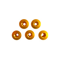 Chainring Bolt Set Double Triple 7.0mm Alloy Gold CL4081