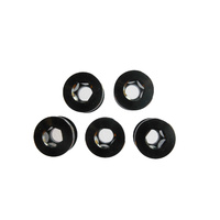 Chainring Bolt Set Single Short 4.0mm Alloy Black CL4082