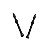 Valves Pair Tubeless Alloy UST 60mm Removable Valve Bevato Black