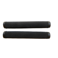Grips Knurled Track Bicycle Fixie Cycling 175mm with Plug Velo Black VLG-520