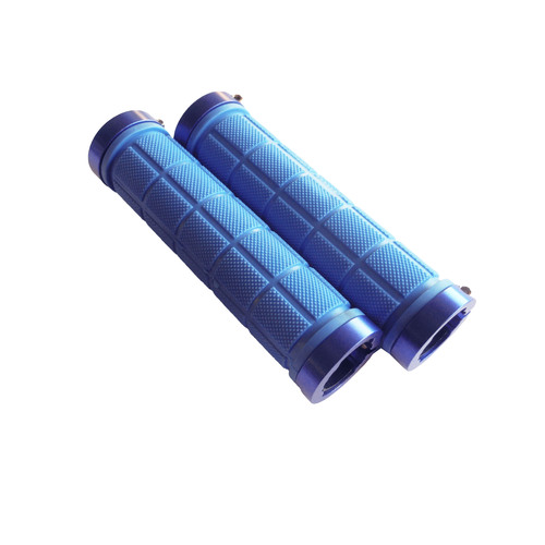 Grips Bicycle MTB Locking Cycling Saint Soft Feel 10005 Blue