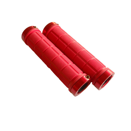 Grips Bicycle MTB Locking Cycling Saint Soft Feel 10005 Red