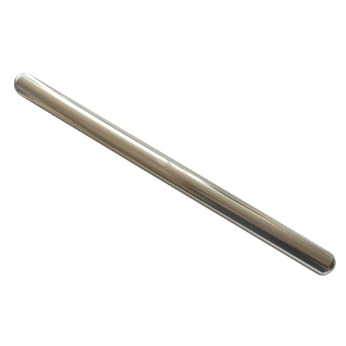 Handlebar Fixie Straight Bar Anodised 38cm x 25.4mm Silver 