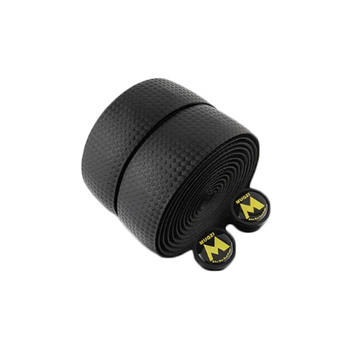 Handlebar Tape Self Stick EVA Carbon Look Black Muqzi 12018
