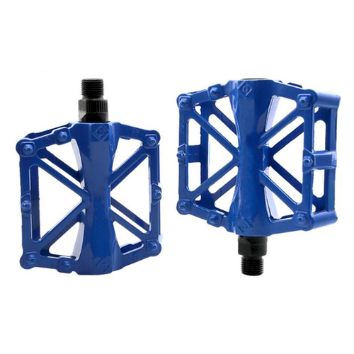 Pedal Set Platform Alloy 9/16" Blue Zyrh 17017