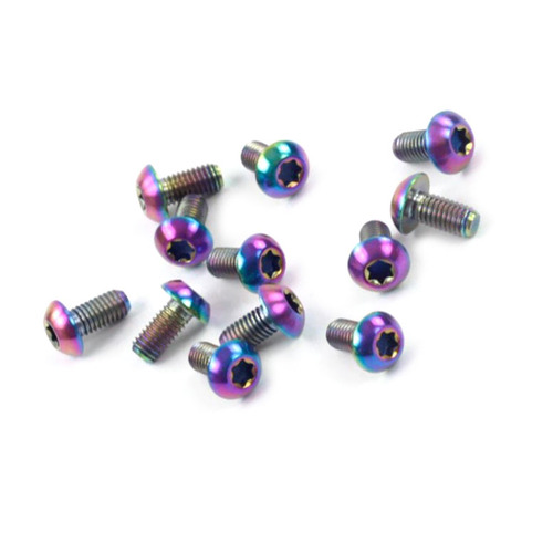 Disc Brake Rotor Bolt Set Steel Rainbow KRSEC