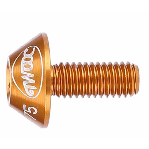 Bottle Bidon Cage Bolts 7075 Alloy CNC Pair Orange/Gold 21029 Last Pair
