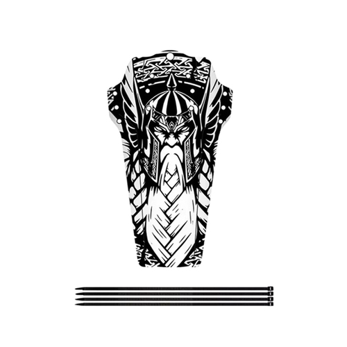 Mudgaurd Mud Guard Fender MTB Front or Rear Universal Viking Print