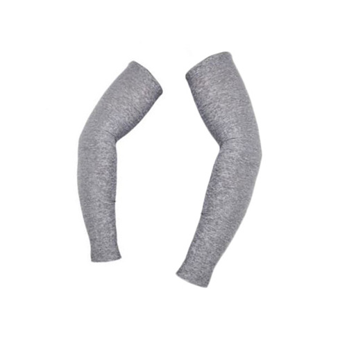 Arm Covers Warmers Spring Polyester Marle Grey Medium Arsuxeo