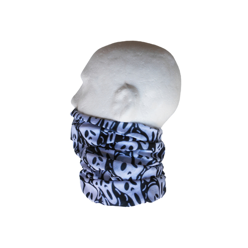 Neck/Face Non-Thermal Tube Bandana Polyester Ghost Faces