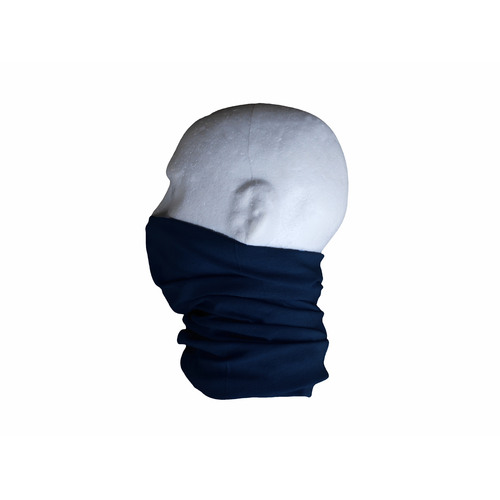 Neck/Face Non-Thermal Tube Bandana Polyester Navy Blue #17