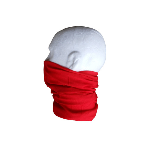 Neck/Face Non-Thermal Tube Bandana Polyester Red