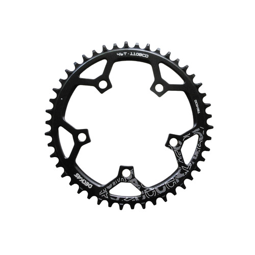 Chainring 110BCD x 46T for Shimano/Sram 5 arm Wide Narrow 1 x Systems Deckas