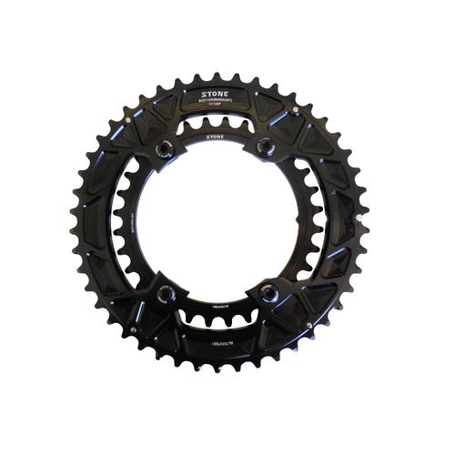 Stone Chainring Set 110BCD x 46/32T AL7075T651 for Shimano 7000 8000 9100 + more