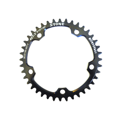 Chainring 130BCD x 40T For Shimano/Sram 5 arm Wide Narrow 1 x Systems Stone