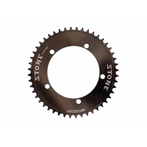 Stone Chainring Track Single Fixie 7075 T6 130BCD x 1/8 x 48T 