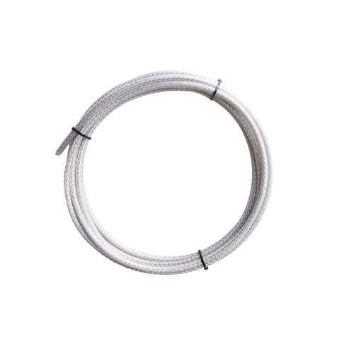 Brake Cable Set Road Bike with Slick Stainless inners Mars One Braided Silver