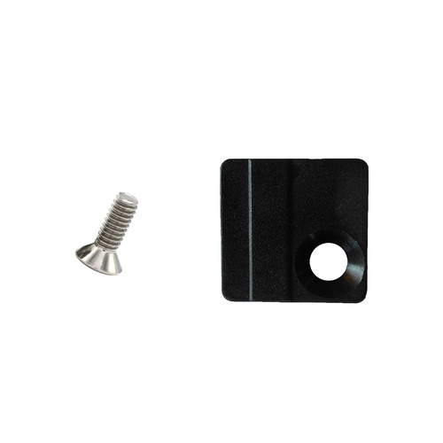 Direct Mount Front Derailleur Nylon Blanking Cover & Stainless Screw Black 